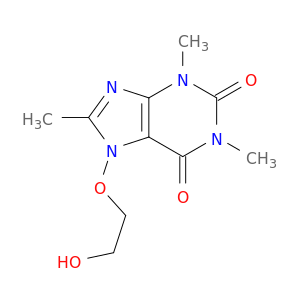 1H-Purine-2,6-dione,3,7-dihydro-7-(2-hydroxyethoxy)-1,3,8-trimethyl-