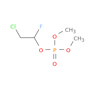 Phosphoric acid, 2-chloro-1-fluoroethyl dimethyl ester