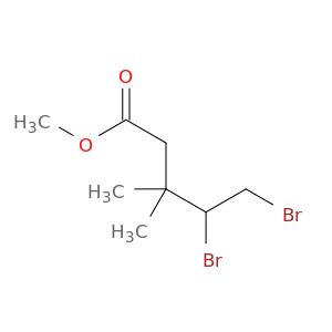 Pentanoic acid, 4,5-dibromo-3,3-dimethyl-, methyl ester