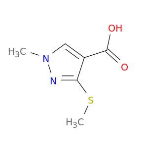 1-methyl-3-(methylsulfanyl)-1H-pyrazole-4-carboxylic acid