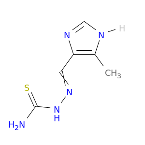 Hydrazinecarbothioamide, 2-[(5-methyl-1H-imidazol-4-yl)methylene]-