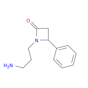 2-Azetidinone, 1-(3-aminopropyl)-4-phenyl-