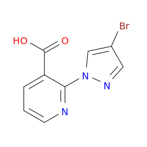 2-(4-bromo-1H-pyrazol-1-yl)pyridine-3-carboxylic acid
