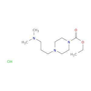 1-Piperazinecarboxylicacid, 4-[3-(dimethylamino)propyl]-, ethyl ester, hydrochloride (1:1)