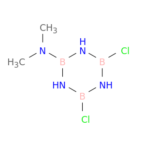 2-Borazinamine, 4,6-dichloro-N,N-dimethyl-