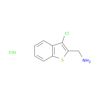 苯并[b]噻吩-2-甲烷胺,3-氯,盐酸盐(1：1)