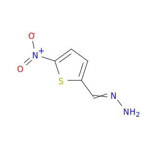 2-Thiophenecarboxaldehyde, 5-nitro-, hydrazone