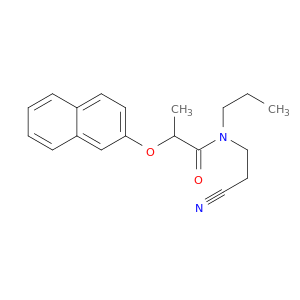 Propanamide, N-(2-cyanoethyl)-2-(2-naphthalenyloxy)-N-propyl-