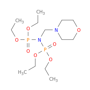 Imidodiphosphoric acid, (4-morpholinylmethyl)-, tetraethyl ester