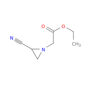 1-Aziridineacetic acid, 2-cyano-, ethyl ester
