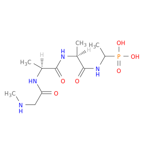 L-Alaninamide, N-methylglycyl-L-alanyl-N-(1-phosphonoethyl)-, (S)-