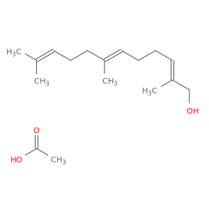2,6,10-Dodecatrien-1-ol, 2,7,11-trimethyl-, acetate, (E,E)-
