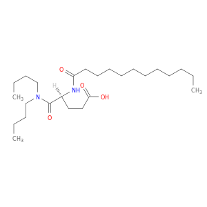 Pentanoic acid, 5-(dibutylamino)-5-oxo-4-[(1-oxododecyl)amino]-, (4S)-