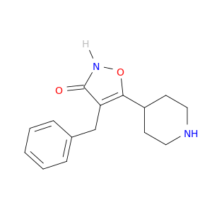 3(2H)-Isoxazolone, 4-(phenylmethyl)-5-(4-piperidinyl)-