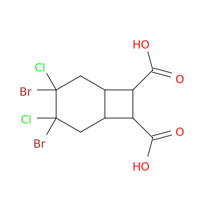 Bicyclo[4.2.0]octane-7,8-dicarboxylic acid, 3,4-dibromo-3,4-dichloro-