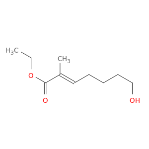 2-Heptenoic acid, 7-hydroxy-2-methyl-, ethyl ester, (2E)-