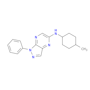 1H-Pyrazolo[3,4-b]pyrazin-5-amine, N-(4-methylcyclohexyl)-1-phenyl-