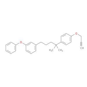 Benzene, 1-[4-methyl-4-[4-(2-propynyloxy)phenyl]pentyl]-3-phenoxy-