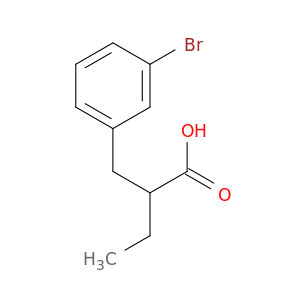 2-[(3-Bromophenyl)methyl]butanoic Acid