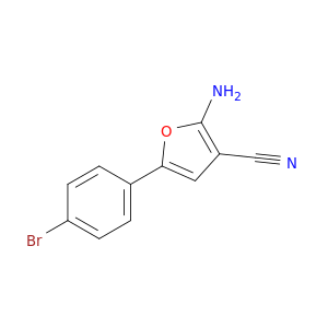 2-氨基-5-(4-溴苯基)呋喃-3-甲腈