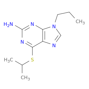 9H-Purin-2-amine,6-[(1-methylethyl)thio]-9-propyl-