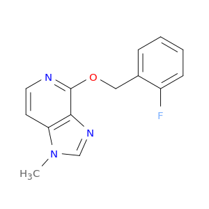 1H-Imidazo[4,5-c]pyridine, 4-[(2-fluorophenyl)methoxy]-1-methyl-