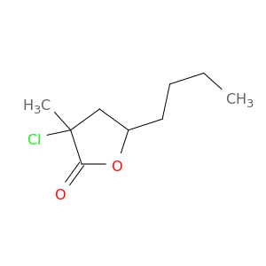2(3H)-Furanone, 5-butyl-3-chlorodihydro-3-methyl-