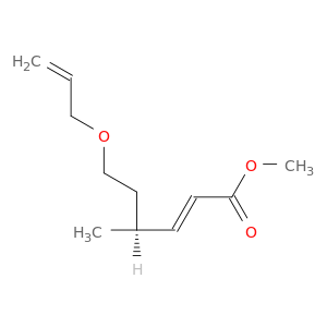 2-Hexenoic acid, 4-methyl-6-(2-propen-1-yloxy)-, methyl ester, (2E,4S)-