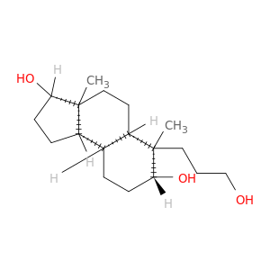 (3s,3as,5as,6r,7r,9ar,9bs)-6-(3-hydroxypropyl)-3a,6-dimethyldodecahydro-1h-cyclopenta[a]naphthalene-3,7-diol
