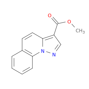 Pyrazolo[1,5-a]quinoline-3-carboxylic acid, methyl ester
