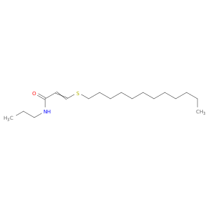 2-Propenamide, 3-(dodecylthio)-N-propyl-