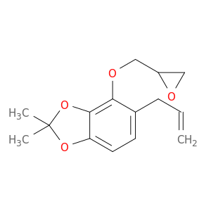 1,3-Benzodioxole, 2,2-dimethyl-4-(oxiranylmethoxy)-5-(2-propenyl)-
