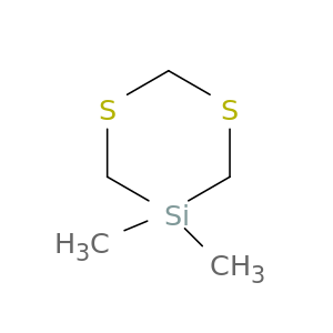 1,3-Dithia-5-silacyclohexane, 5,5-dimethyl-