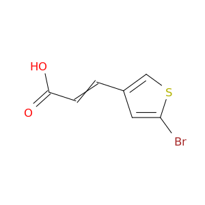 (2E)-3-(5-溴-3-噻吩基)-2-丙酸