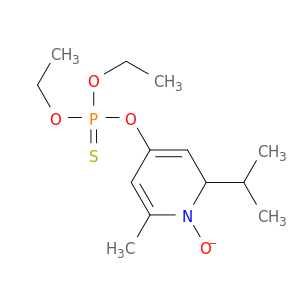 4-[(diethoxyphosphorothioyl)oxy]-6-methyl-2-(propan-2-yl)pyridin-1(2h)-olate