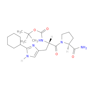 L-Prolinamide, 2-cyclohexyl-N-[(1,1-dimethylethoxy)carbonyl]-L-histidyl-