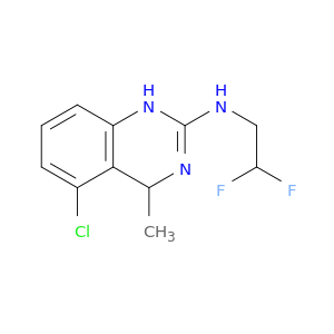 2-Quinazolinamine, 5-chloro-N-(2,2-difluoroethyl)-1,4-dihydro-4-methyl-