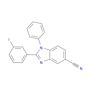 1H-Benzimidazole-5-carbonitrile, 2-(3-iodophenyl)-1-phenyl-