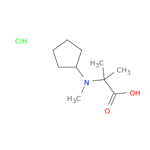 丙氨酸,N-环戊基-N,2-二甲基-,盐酸盐(1：1)