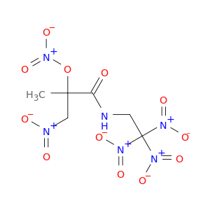 Propanamide, 2-methyl-3-nitro-2-(nitrooxy)-N-(2,2,2-trinitroethyl)-