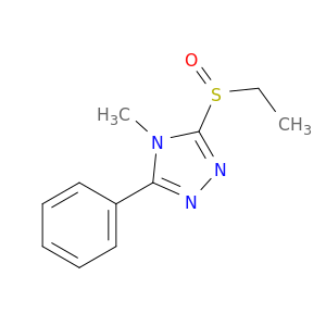 4H-1,2,4-Triazole,3-(ethylsulfinyl)-4-methyl-5-phenyl-