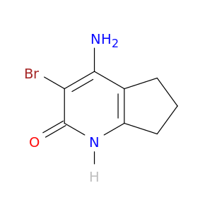 2H-Cyclopenta[b]pyridin-2-one,4-amino-3-bromo-1,5,6,7-tetrahydro-