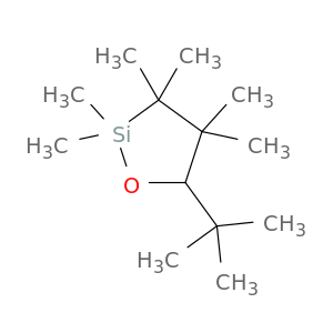 1-Oxa-2-silacyclopentane, 5-(1,1-dimethylethyl)-2,2,3,3,4,4-hexamethyl-