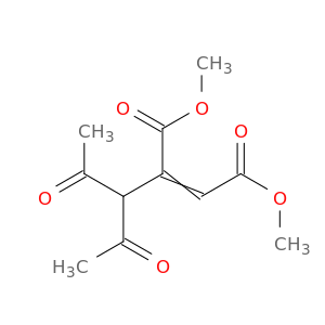 2-Butenedioic acid, 2-(1-acetyl-2-oxopropyl)-, dimethyl ester
