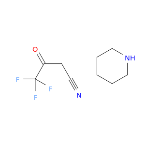 4,4,4-TRIFLUORO-3-OXOBUTANENITRILE PIPERIDINE