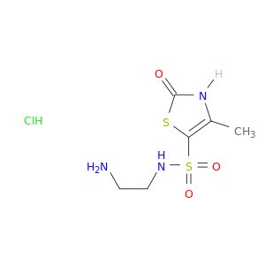 N-(2-aminoethyl)-4-methyl-2-oxo-2,3-dihydro-1,3-thiazole-5-sulfonamide hydrochloride