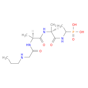 L-Alaninamide, N-propylglycyl-L-alanyl-N-(1-phosphonoethyl)-, (S)-