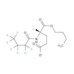 Glutamic acid, N-(2,2,3,3,4,4,4-heptafluoro-1-oxobutyl)-, 1-butyl ester