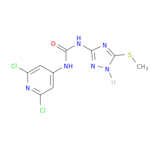 Urea,N-(2,6-dichloro-4-pyridinyl)-N'-[5-(methylthio)-1H-1,2,4-triazol-3-yl]-