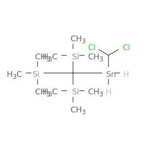 Silane, [(dichloromethylstannyl)methylidyne]tris[trimethyl-